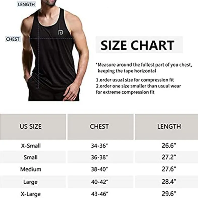 3 Pack Men's Muscle Shirts Dri Fit Gym Workout