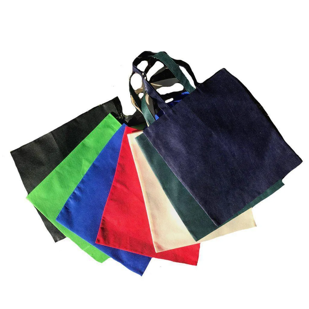 3 Pack Reusable Grocery Shopping Tote Bags Recycled Eco Friendly 15inch