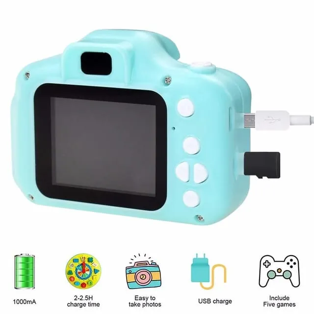 Adventure Snap (Blue): Kids' Waterproof Camera for Outdoor Photography Fun