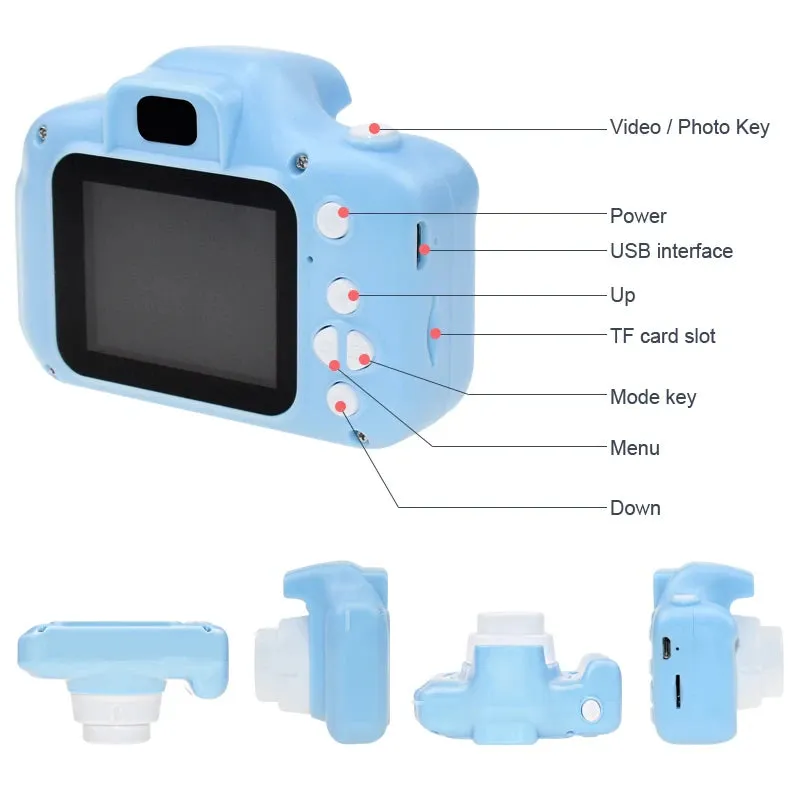 Adventure Snap (Blue): Kids' Waterproof Camera for Outdoor Photography Fun