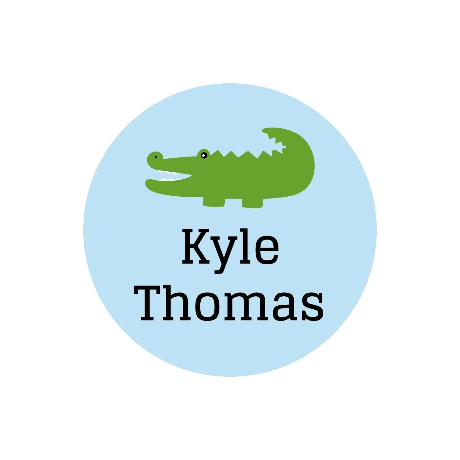 Alligator Name Labels