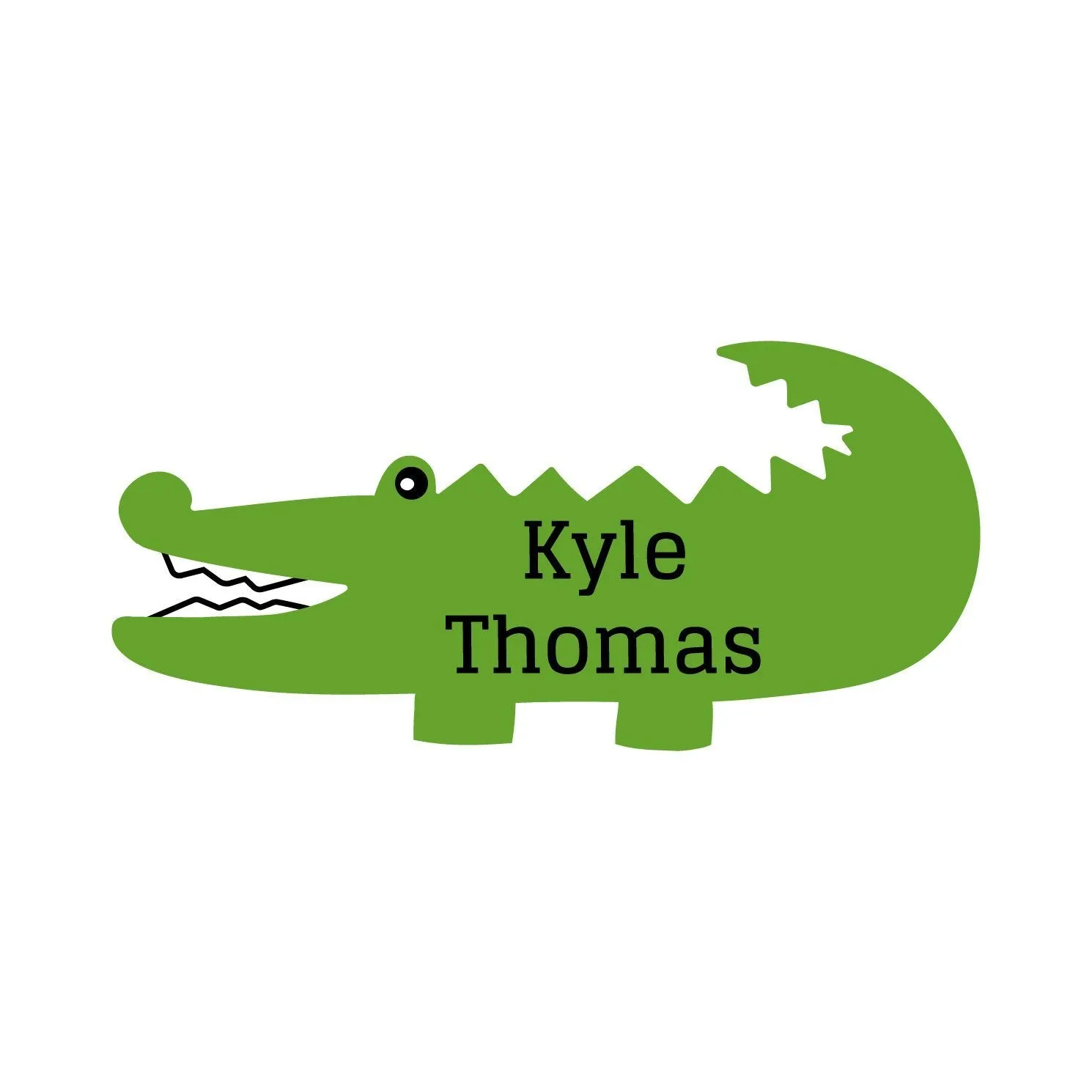 Alligator Name Labels