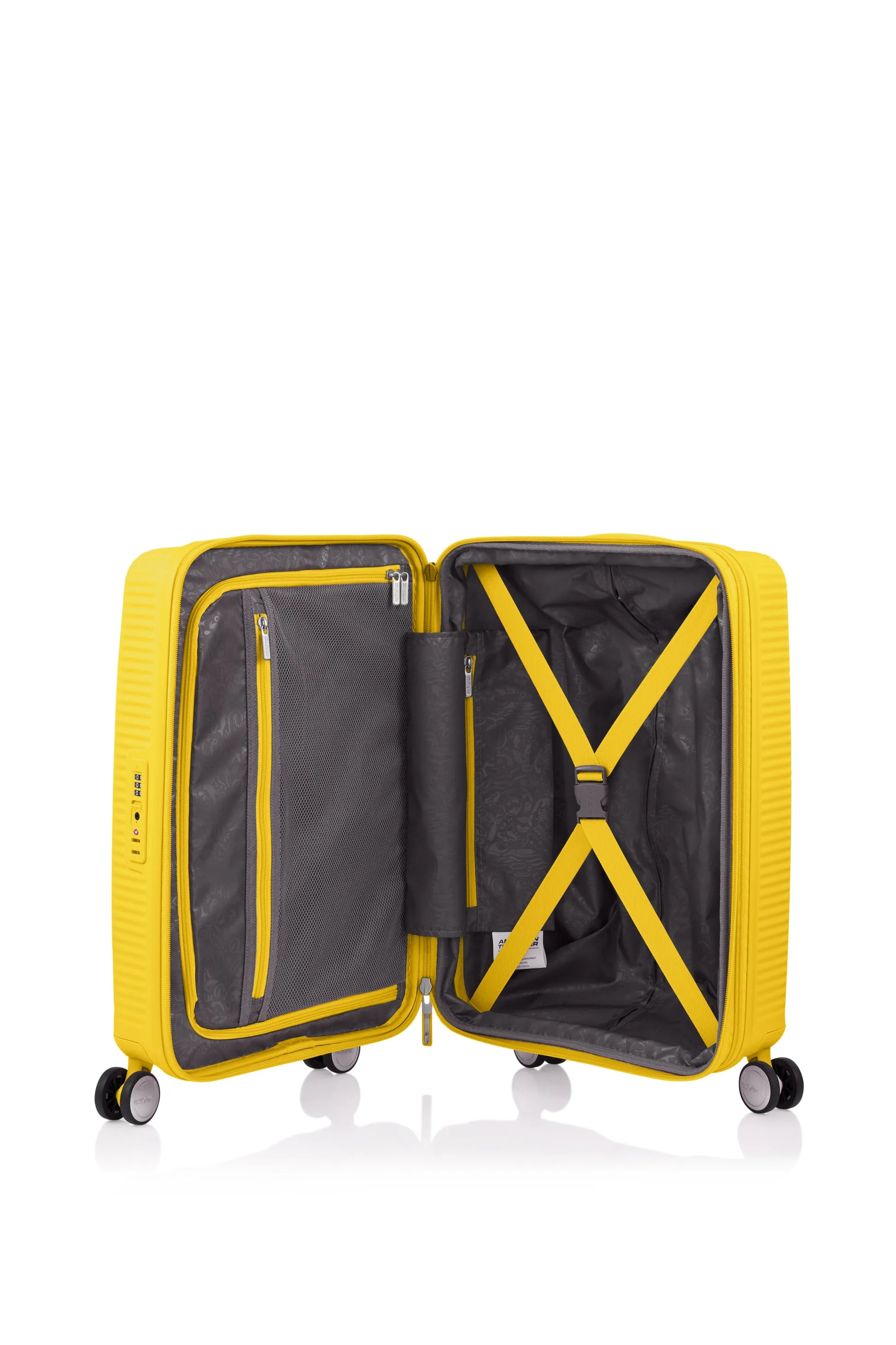 American Tourister - Curio 2.0 55cm Small Suitcase - Golden Yellow