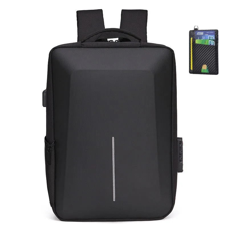 Anti Theft Business Laptop Backpack with Shoulder Bag