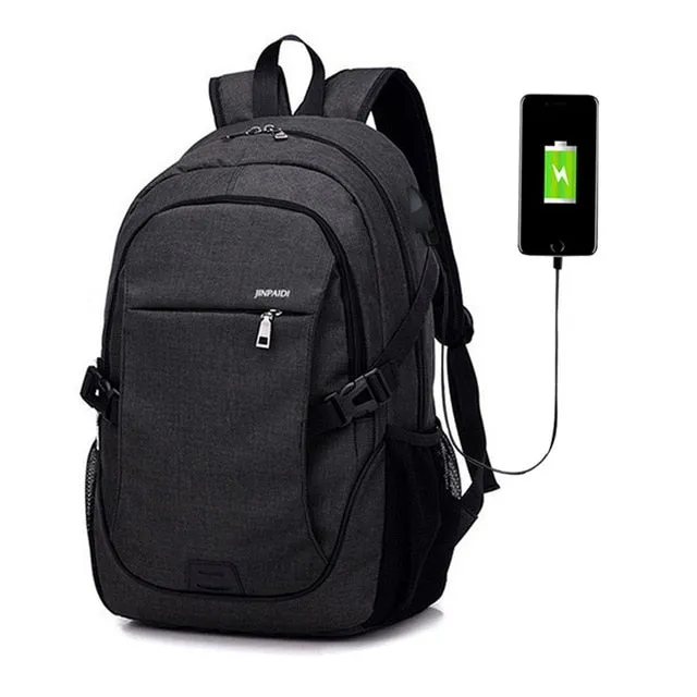 Anti Theft Usb Backpack   Business Large Capacity Backpack Men & Women