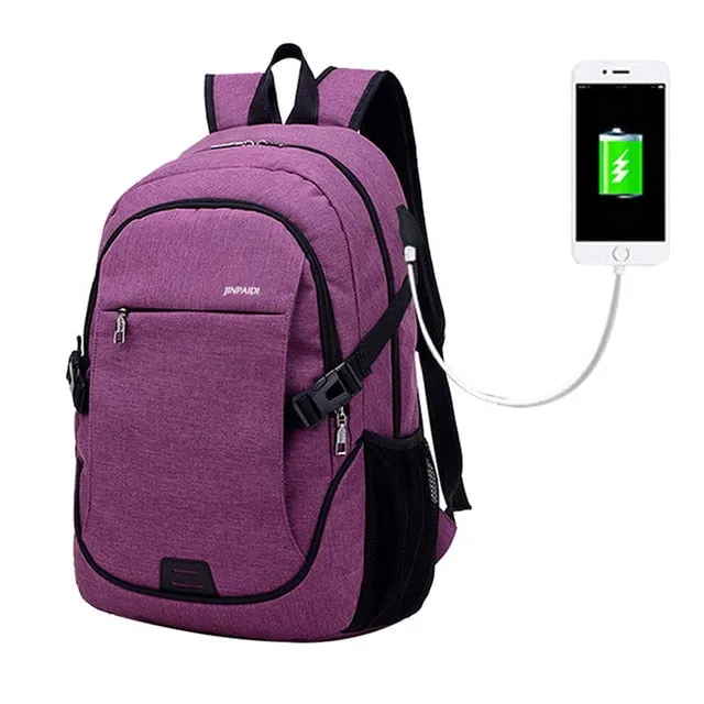 Anti Theft Usb Backpack   Business Large Capacity Backpack Men & Women