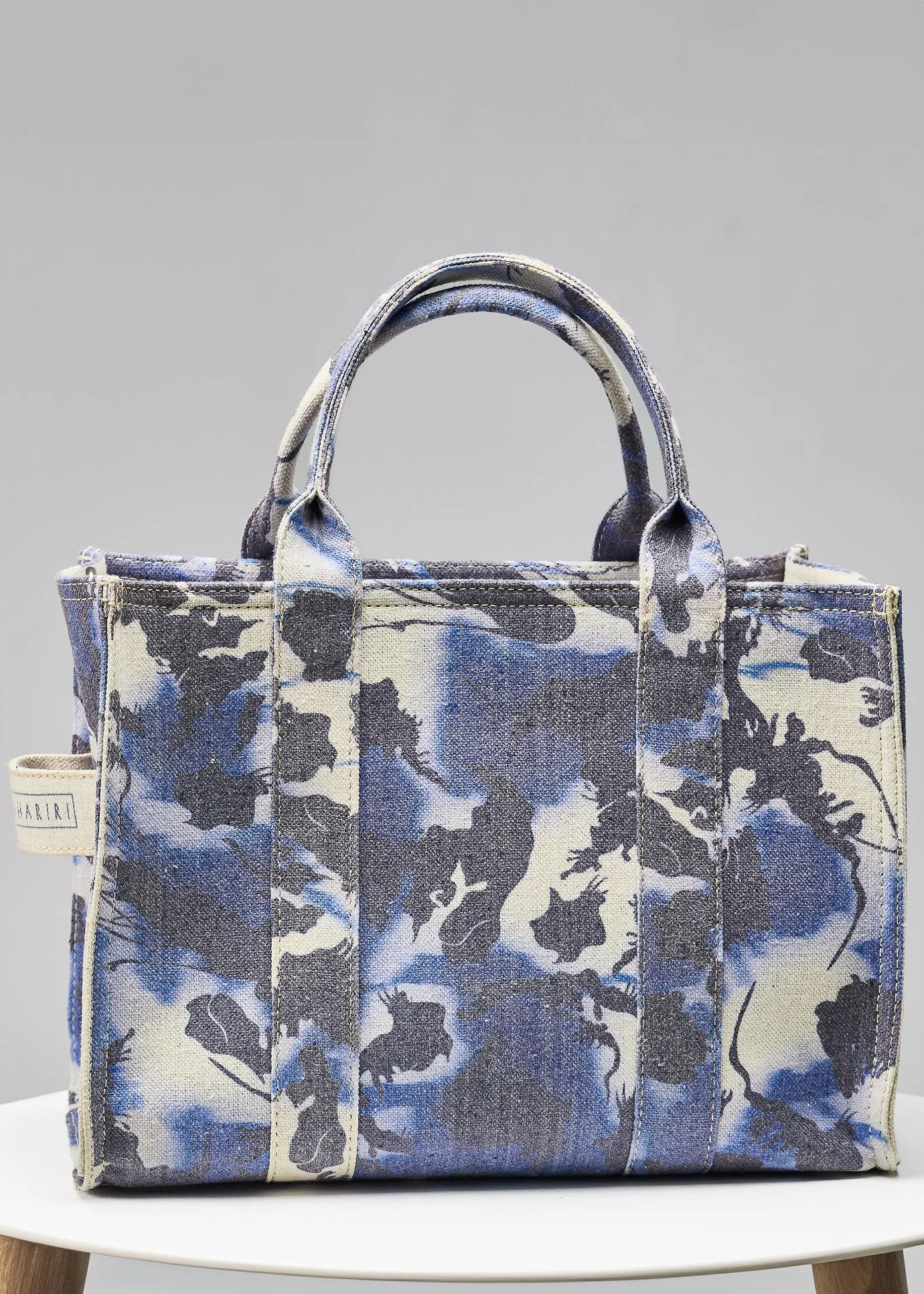 Blue Mist Canvas Tote Bag - Modesty Dress Essential Accessory