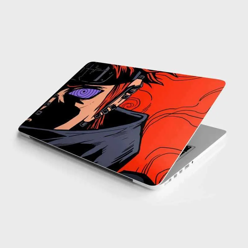 Blue Spiral Eyes Laptop Skin