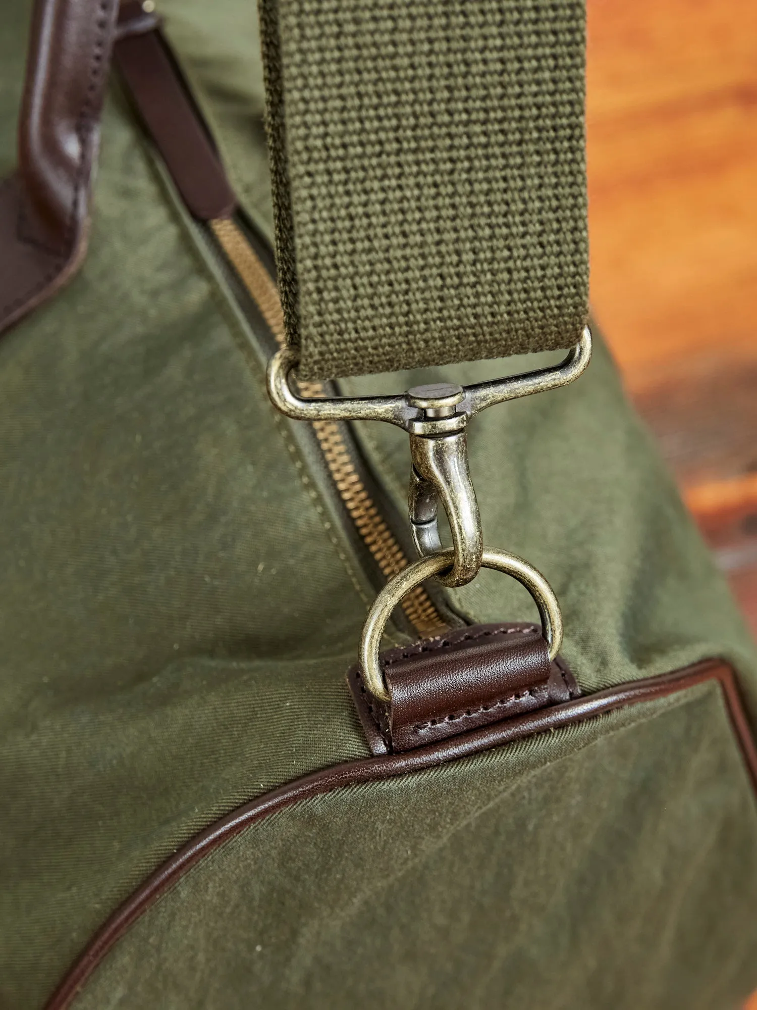 Boston Bag in Khaki Green