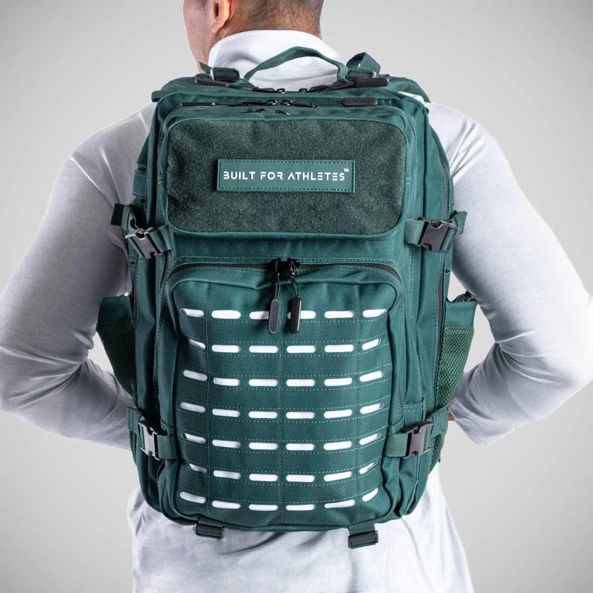 Built For Athletes Large Gym Backpack Forest Green