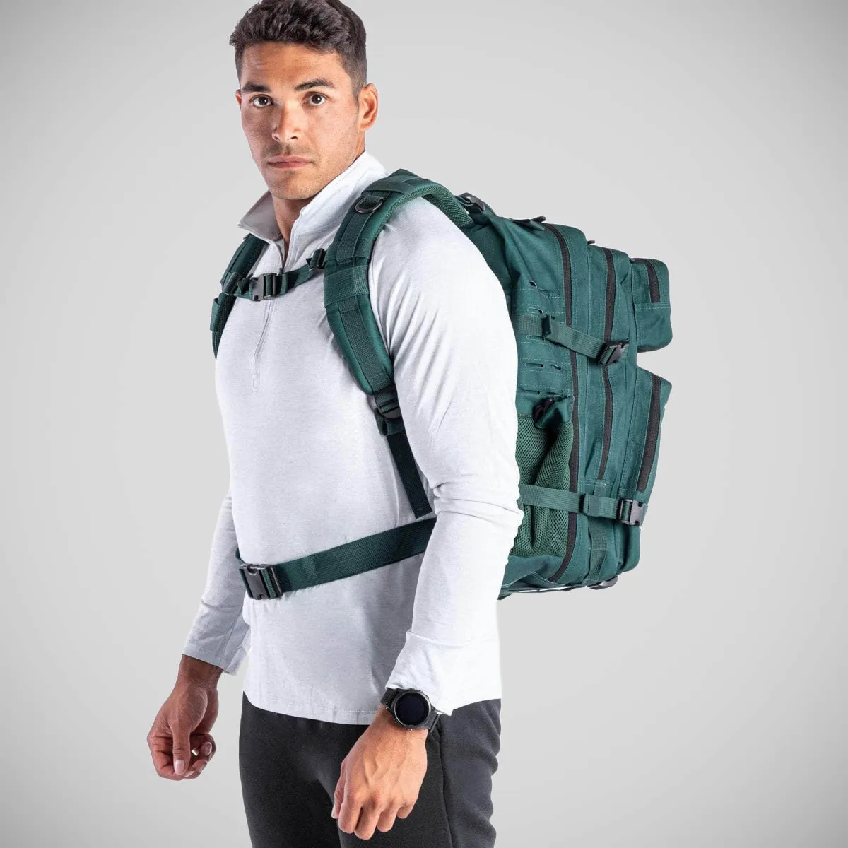 Built For Athletes Large Gym Backpack Forest Green