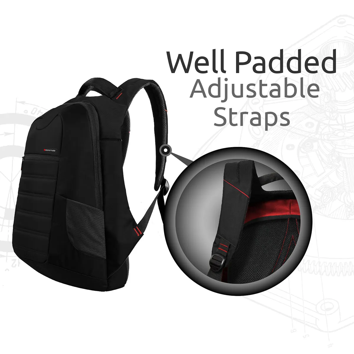 Business Laptop Backpack with Smart Layout Design for 15inch Laptop