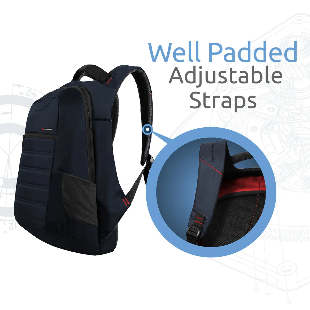 Business Laptop Backpack with Smart Layout Design for 15inch Laptop