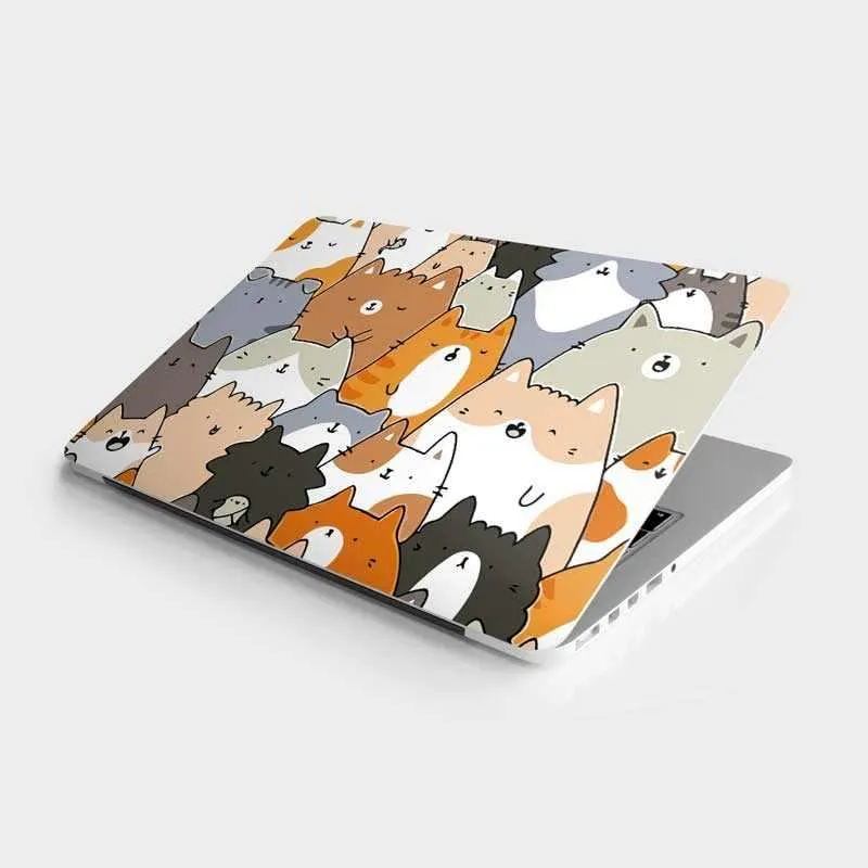 Cat Pattern Laptop Skin