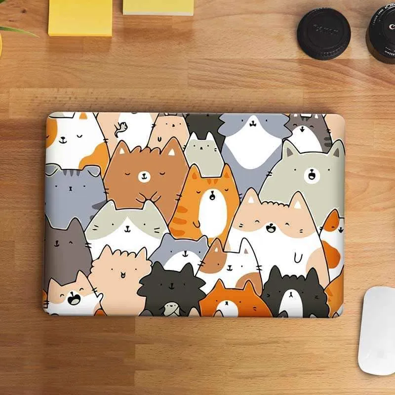 Cat Pattern Laptop Skin