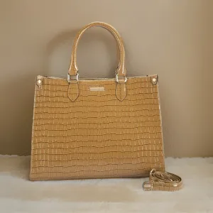 Classic Miami Tan Tote Bag Perfect For Women & Girls