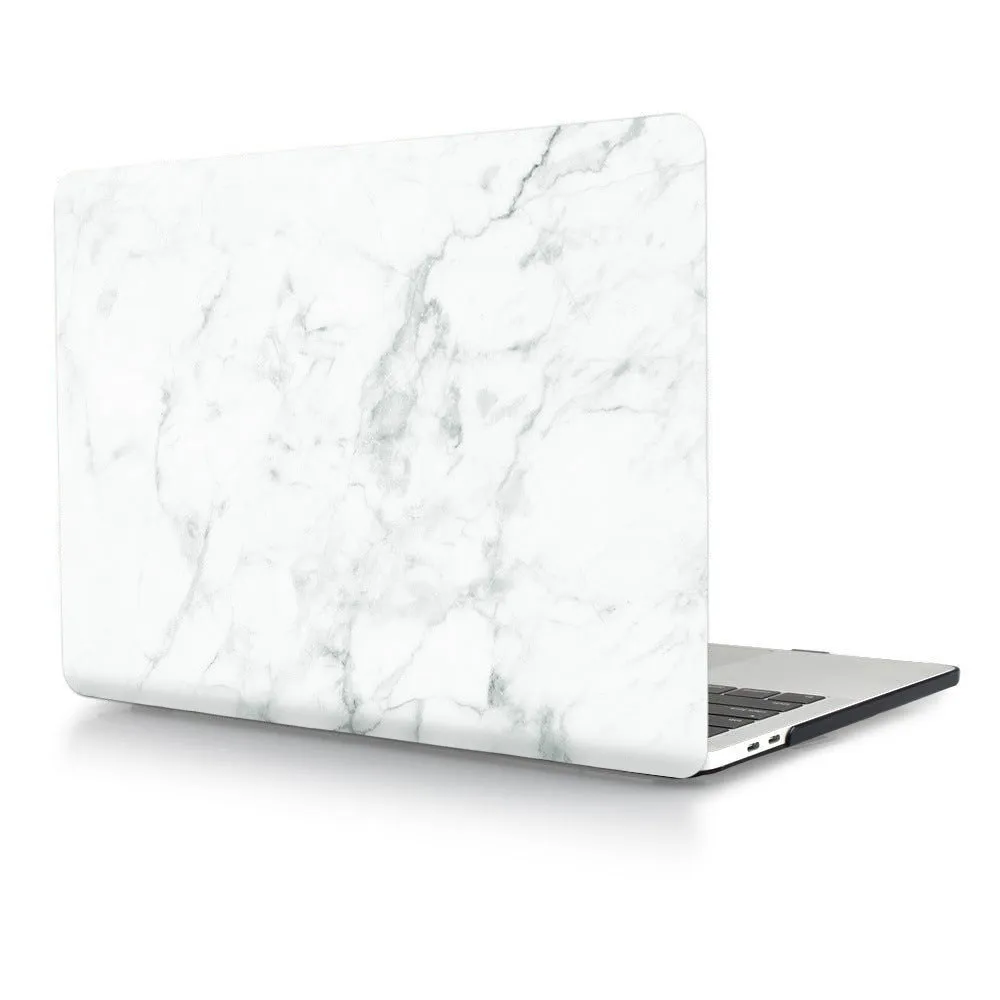 Compatible with Apple, MacBook Transparent Plastic Protective Case Printed with Custom Design