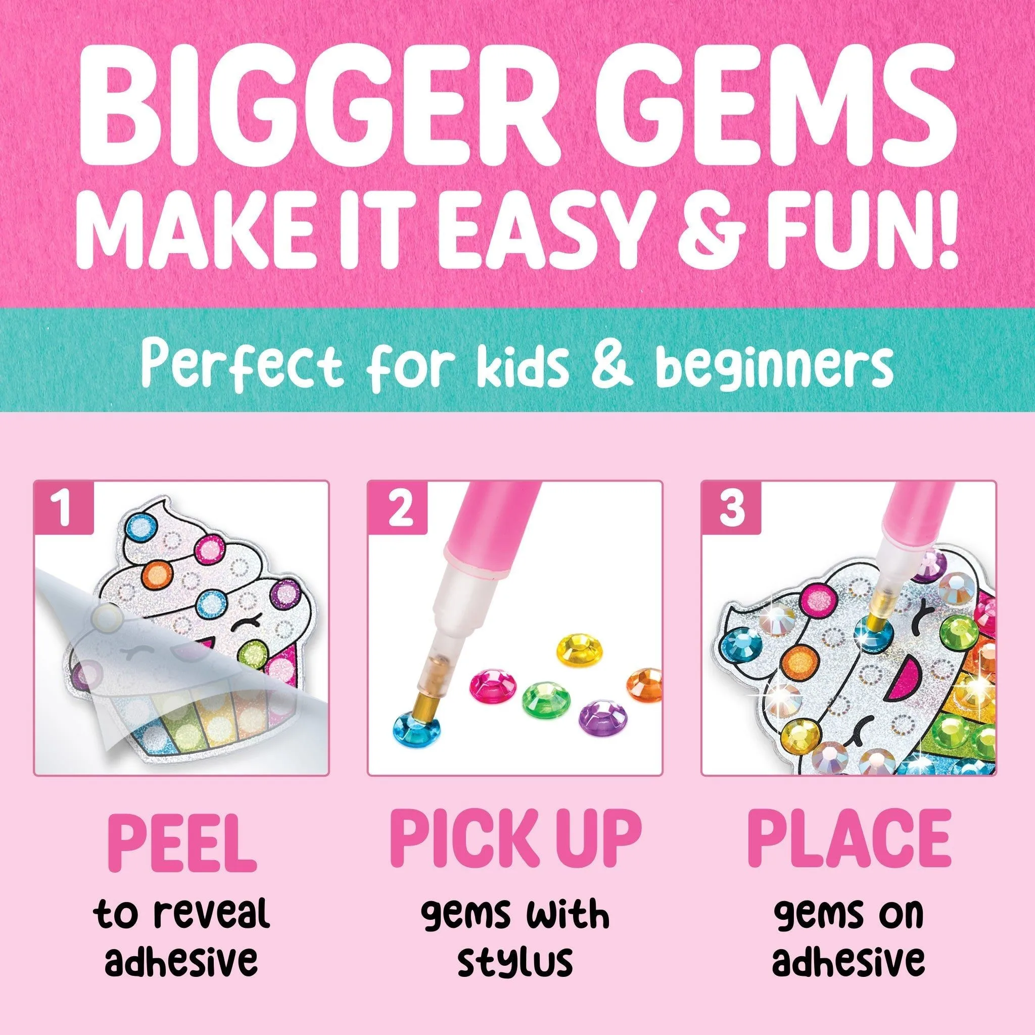 Creativity for Kids Big Gem Diamond Painting Stickers Mini