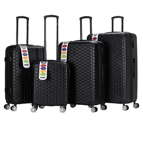 Eagle London Hexagon ABS Trolley Case - 26" Medium Size