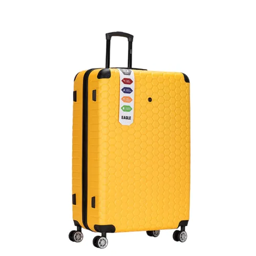 Eagle London Hexagon ABS Trolley Case - 26" Medium Size