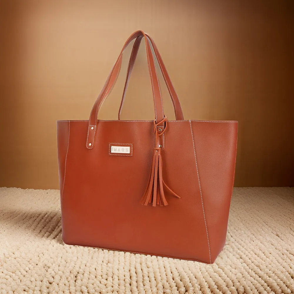 Elegant Tan Handbag Perfect For Women & Girls