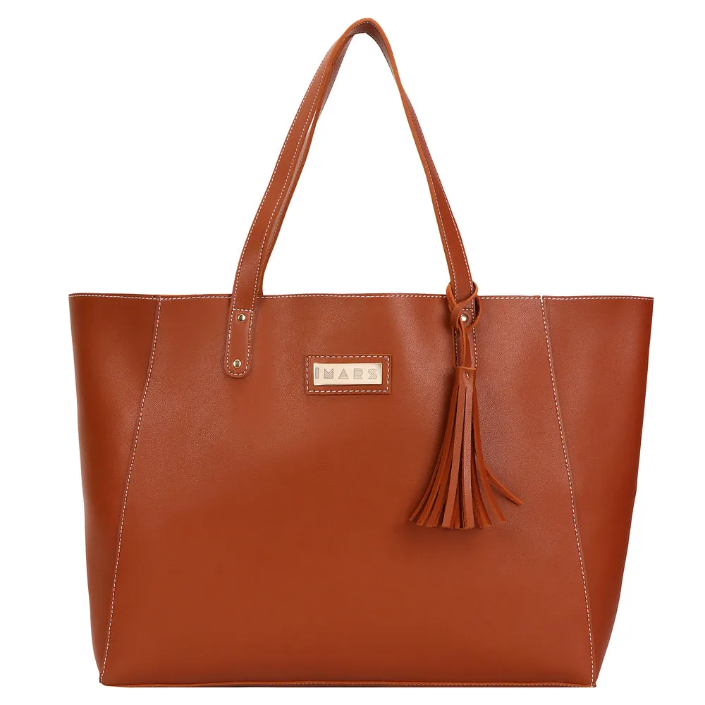 Elegant Tan Handbag Perfect For Women & Girls