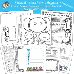 FUN CRAFTS Ready-to-Use Winter Issue II (Karen's Kids Print and Use)