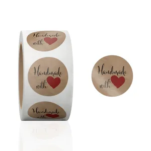 Handmade with Love Stickers