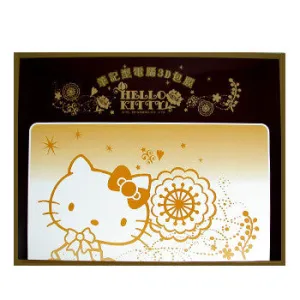 Hello Kitty Decorative Laptop Stickers: Flowers