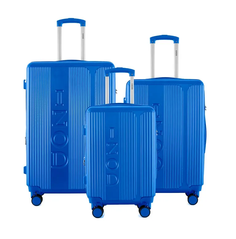 IZOD Hyman Expandable ABS Hard shell Lightweight 360 Dual Spinning Wheels Combo Lock 28", 24", 20" 3 Piece Luggage Set