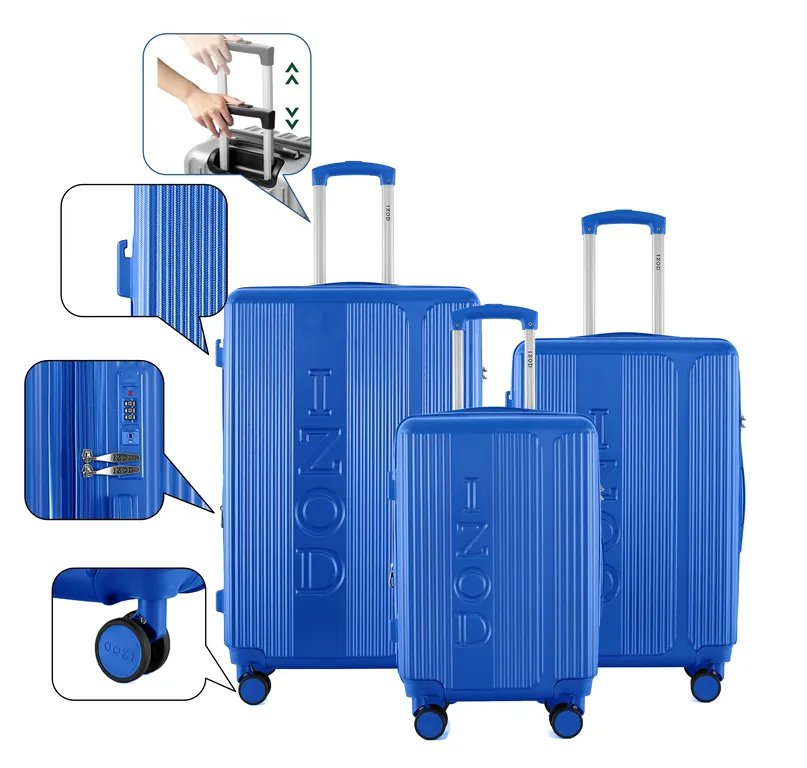 IZOD Hyman Expandable ABS Hard shell Lightweight 360 Dual Spinning Wheels Combo Lock 28", 24", 20" 3 Piece Luggage Set