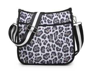 Jolee Crossbody Snow Leopard