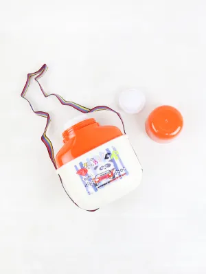 Kids Water Bottle Polo Cooler Panda Orange