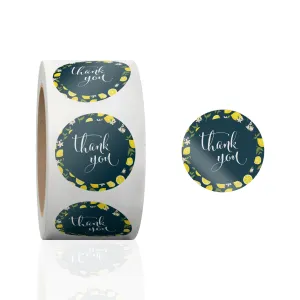 Lemons Thank You Stickers