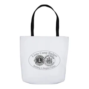 Lions Camp Badger Tote Bag - Black Logo