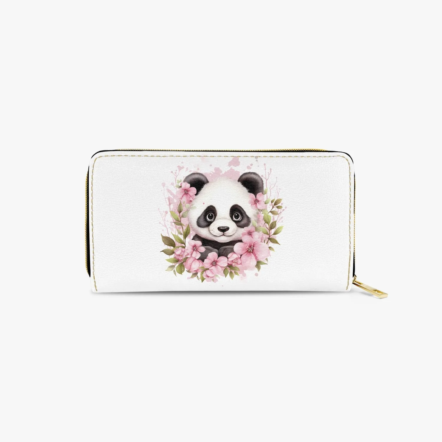 Long Type Zipper Purse - Panda