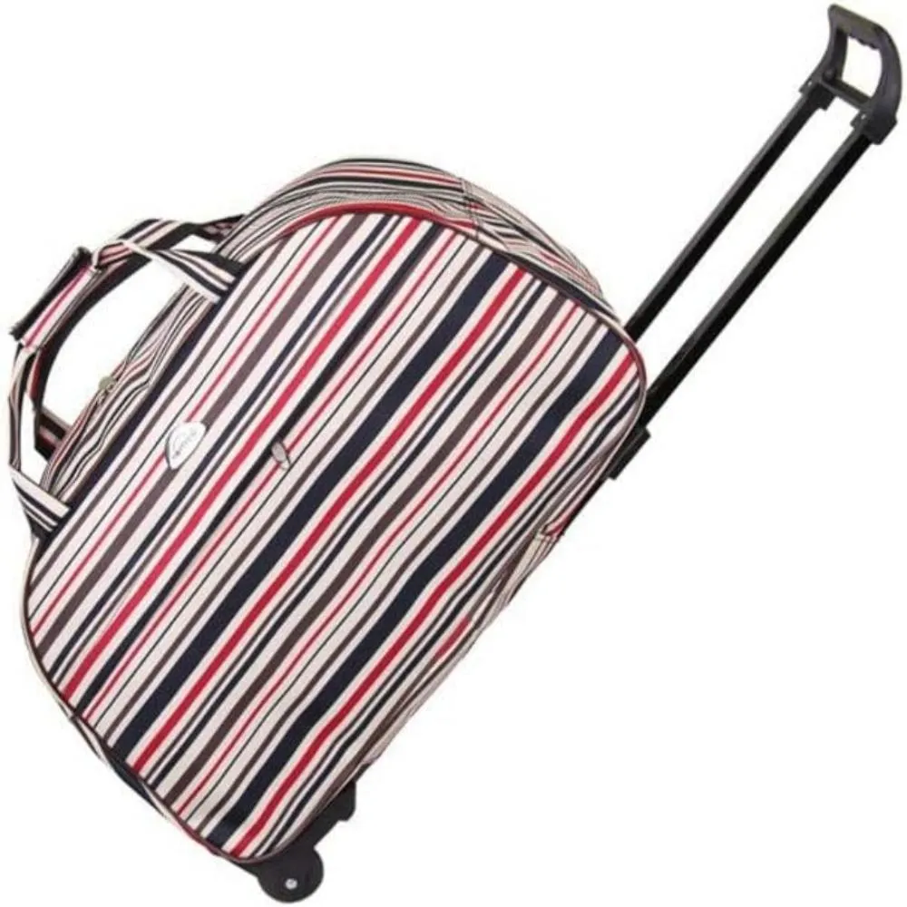 Luggage Duffel Rolling Travel Trolley Wheel Carry On Suitcase