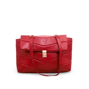 Maroon Formal Shoulder Bag P55514