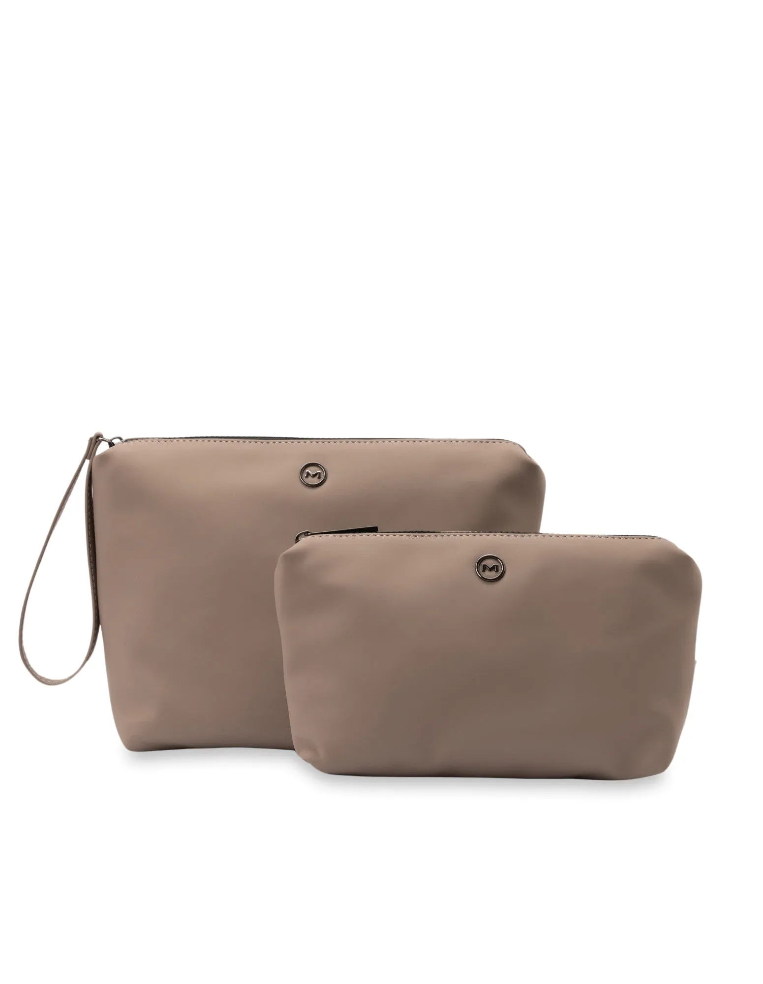 Mocha Oakley Overnight Pouches- Taupe