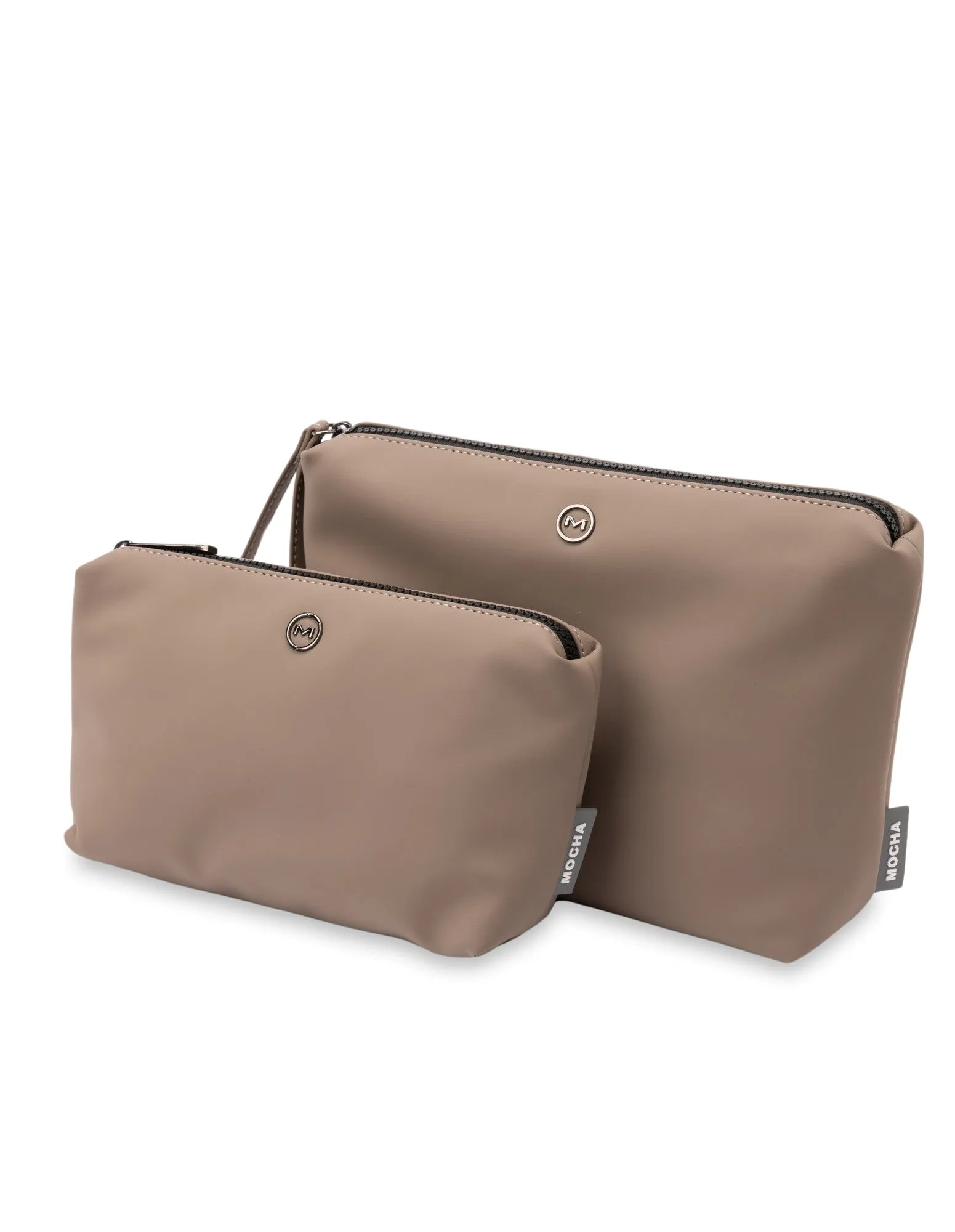 Mocha Oakley Overnight Pouches- Taupe