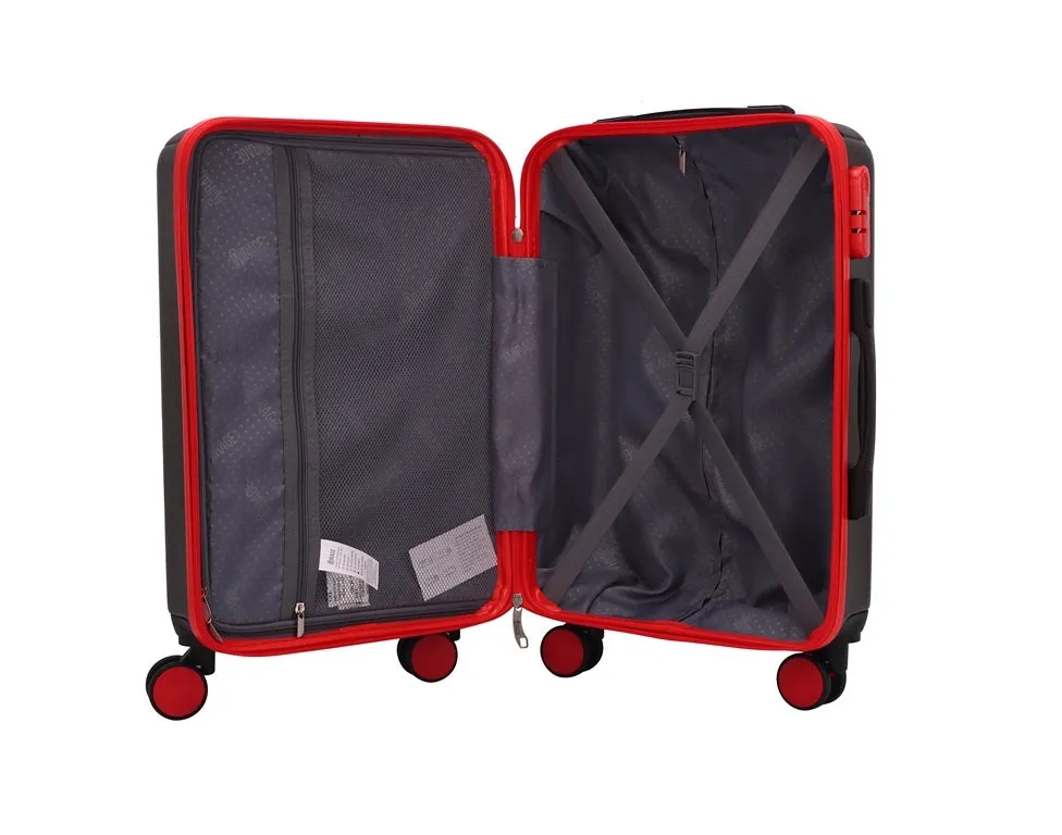 Mona ABS Hard shell Lightweight 360 Dual Spinning Wheels Combo Lock 28" 24", 20" 3 Piece Luggage Set