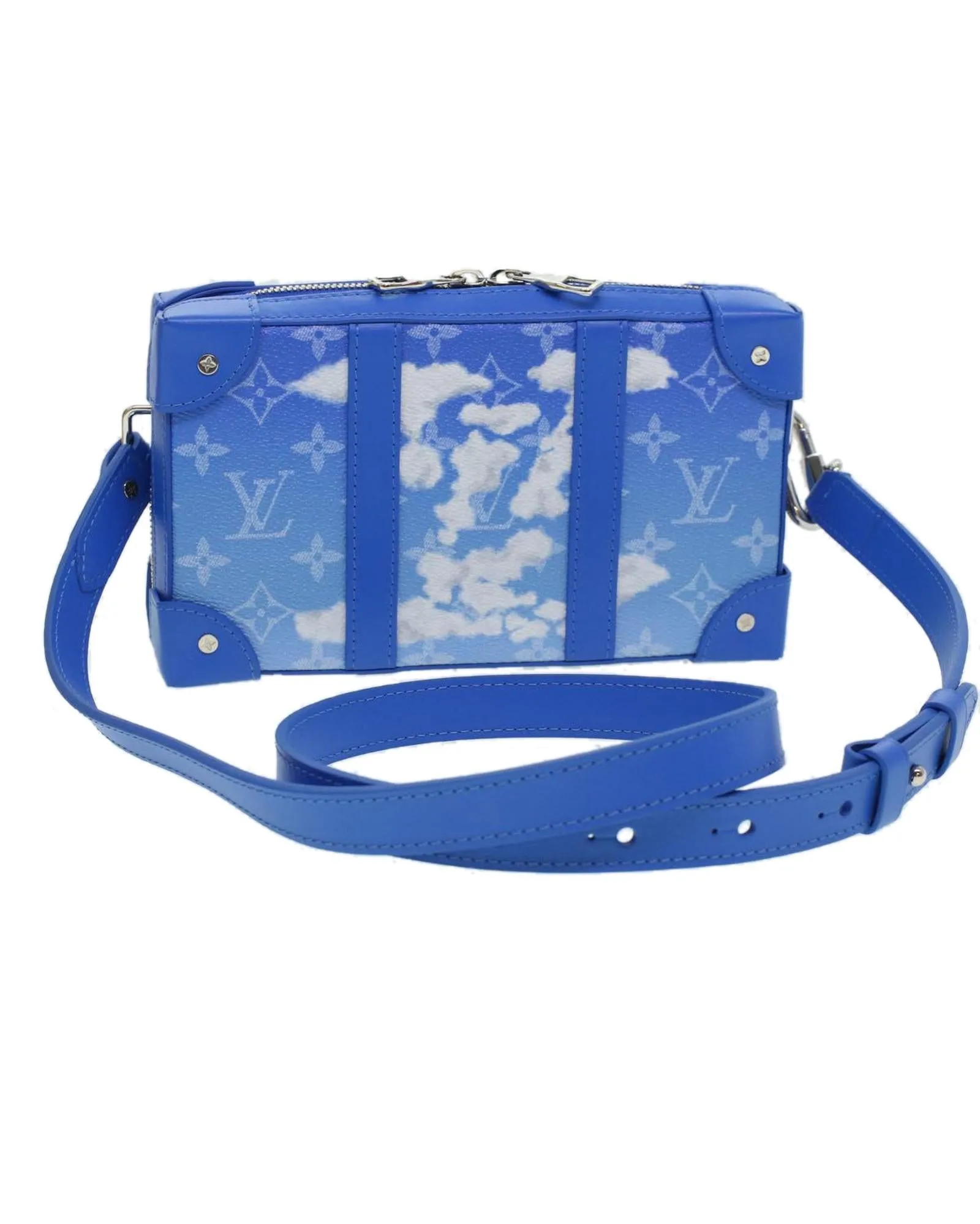 Monogram Soft Trunk Shoulder Bag with Cloud Motif