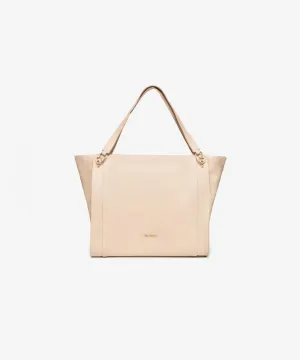 NERO GIARDINI LEATHER TOTE SHOULDER BAG NUDE