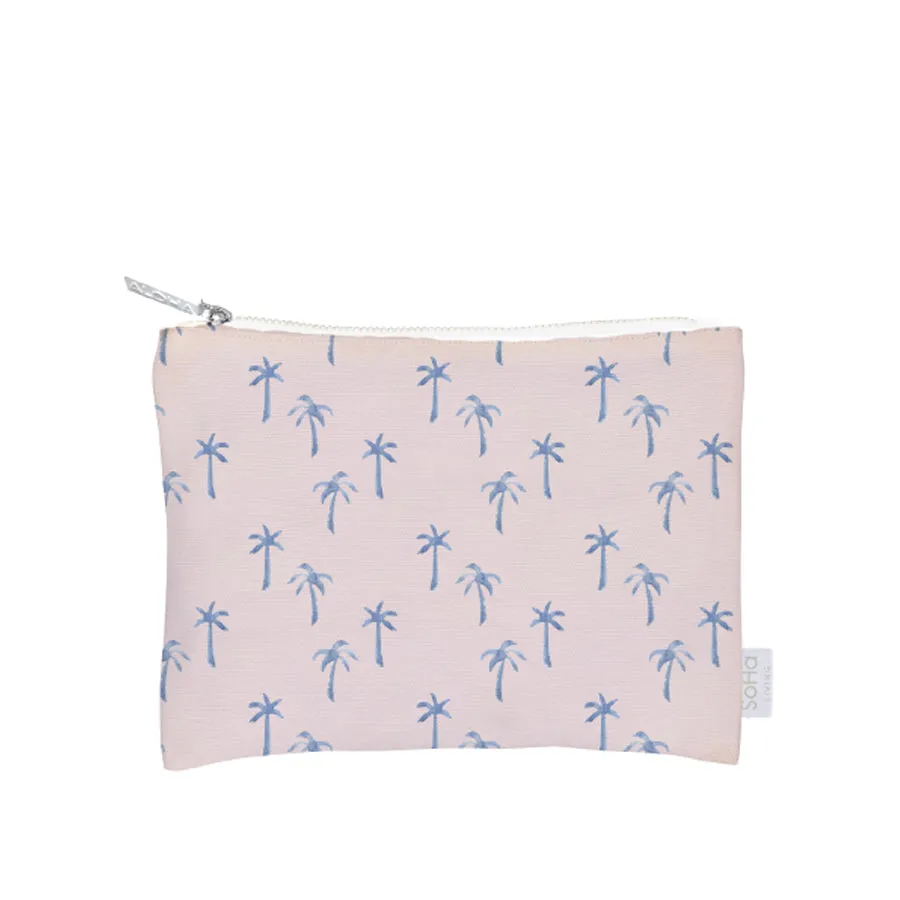 *Palms on Pink Neoprene Zipper Tote