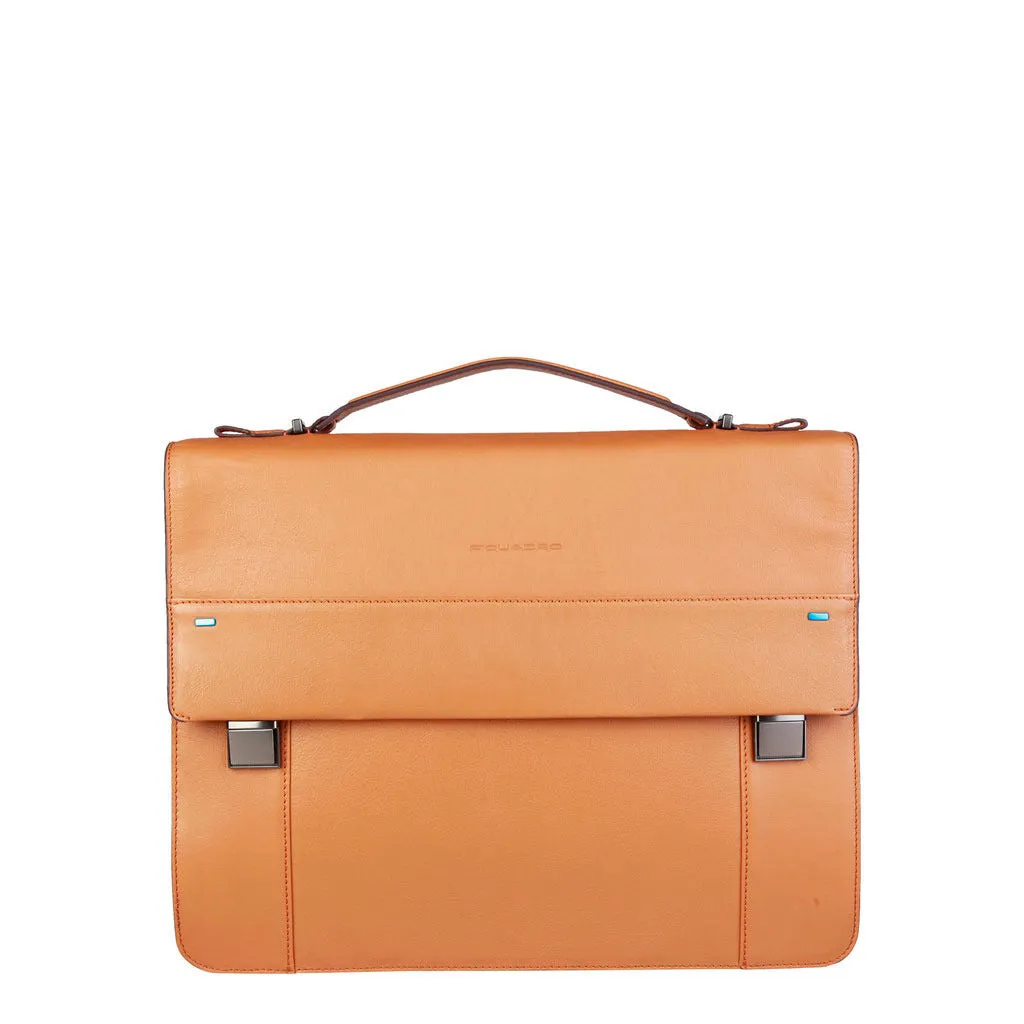 Piquadro Leather Briefcase-CA3466S78CU