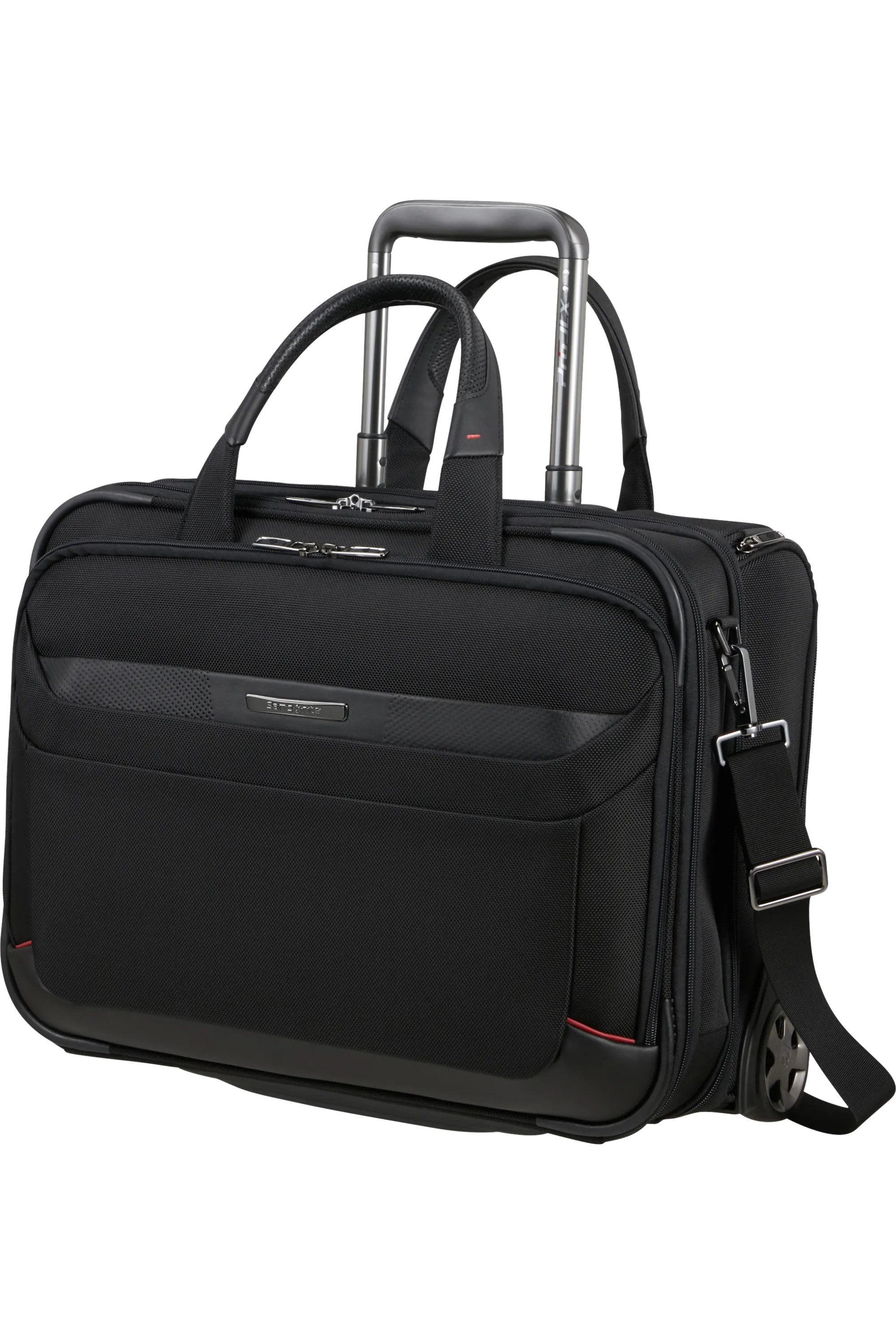 PRO-DLX 6 Rolling Laptop Bag with wheels 15.6" - Black