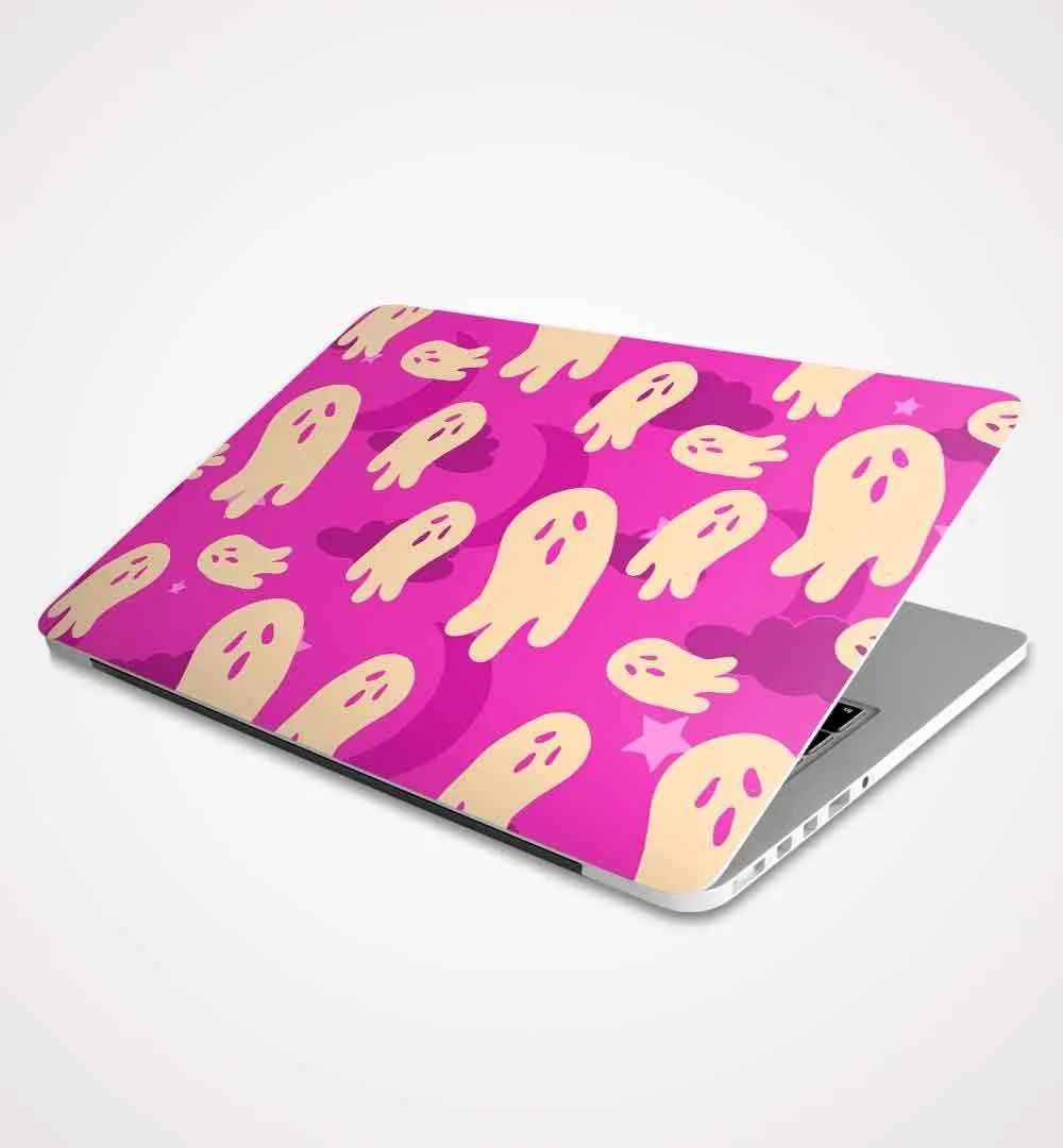 Quirky ghost Laptop Skin