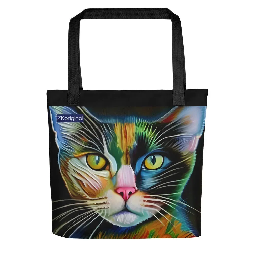 "Cat Lovers" Collection - Cat Face Tote bag