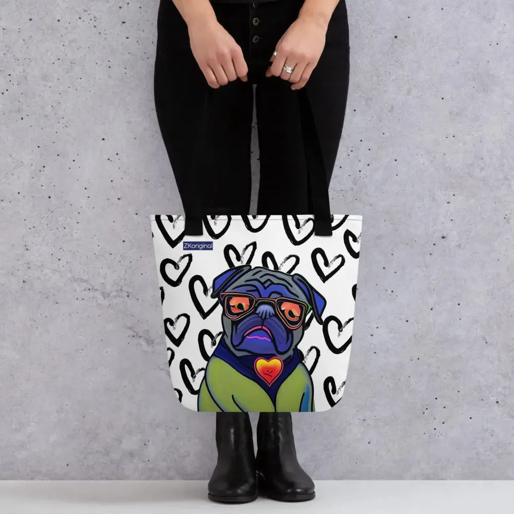 "Dog Lovers" Collection - Dog Face Tote bag