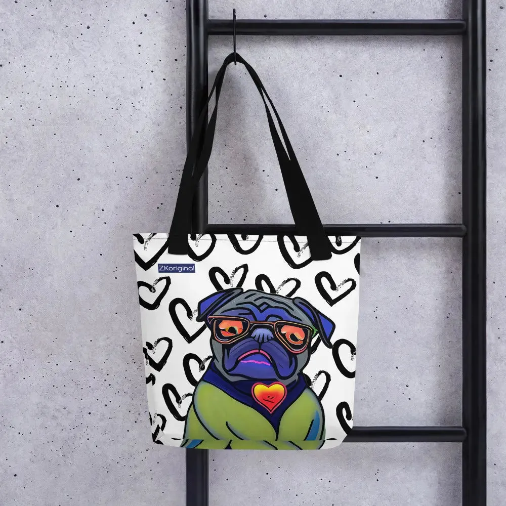 "Dog Lovers" Collection - Dog Face Tote bag